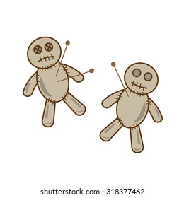 Halloween Voodoo Doll Vector Eps10