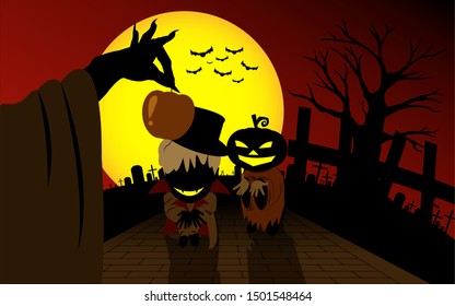 Halloween Wallpaper Suitable for event decoration