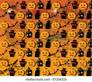 Halloween wallpaper, vector