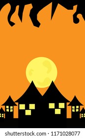 Halloween Wallpaper Vector Illustration Background