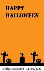 Halloween Wallpaper Vector Illustration Background