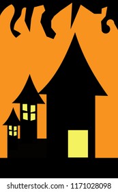 Halloween Wallpaper Vector Illustration Background