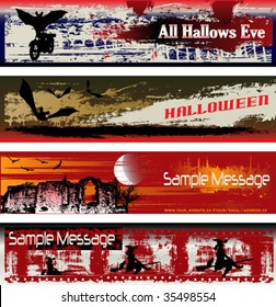 Halloween Web Banner Templates