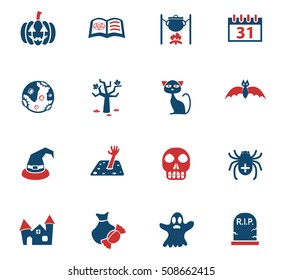 halloween web icons for user interface design