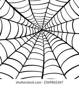 telaraña de halloween con fondo de arte araña