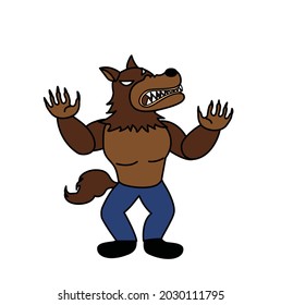 Halloween werewolf scary October horror