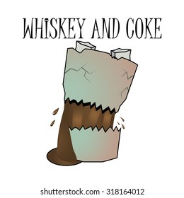 Halloween Whiskey and Coke