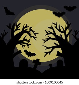 Halloween winter festival background vector