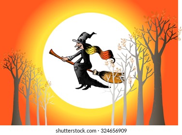 Halloween witch