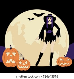 Halloween witch