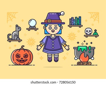 Halloween witch