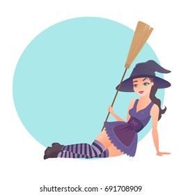 halloween witch broom