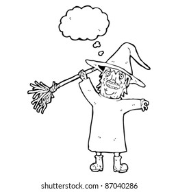 halloween witch cartoon