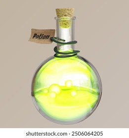 halloween witch eyes potion 3d vector