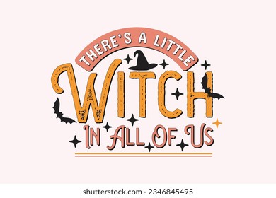 Halloween Witch, Fall Spooky Season EPS Design shirt print template, T-Shirt, Graphic Design, Mugs, Bags, Backgrounds, Stickers