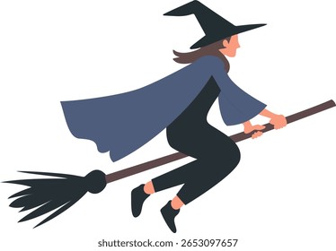 Dia das Bruxas, Vassoura Voadora Noite de Halloween