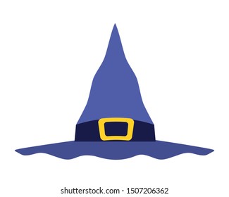 halloween witch hat accessory icon