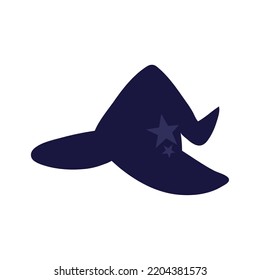 halloween witch hat isolated icon