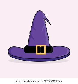  halloween witch hat, magician and wizard hat, scary theme, halloween theme, cartoon witch, halloween hat,witch hat vector icon cartoon logo design illustration wallpaper background