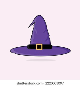  halloween witch hat, magician and wizard hat, scary theme, halloween theme, cartoon witch, halloween hat,witch hat vector icon cartoon logo design illustration wallpaper background