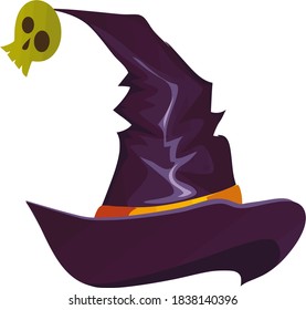 Halloween-Hexenhut-Vektorgrafik