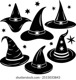 Halloween Witch Hat Vector Illustration