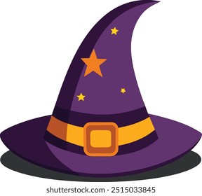 Halloween Witch Hat Vector Illustration
