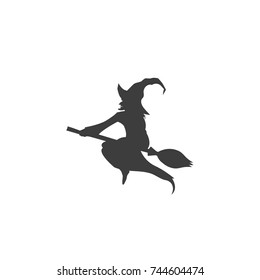 Halloween witch icon