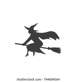 Halloween witch icon