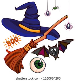 Halloween witch party set
