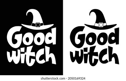 Halloween- Witch Shirt, Good witch shirt, Halloween T-Shirt, Halloween Hat Shirt.