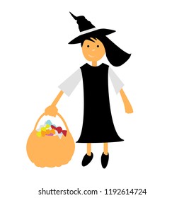 Halloween witch vector art clip  art , Halloween clip art, Halloween witches bundle,witch vector EPS drawings, Happy Halloween illustrations, trick or treat vector, witch hat children vector picture