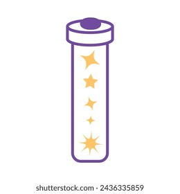 Halloween witchcraft and magic items, game resources. Bottle of potion