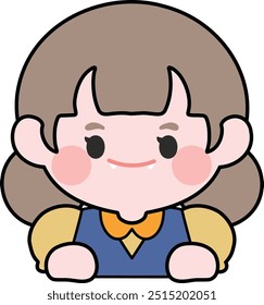 Halloween Wizard Children's Character Illustration