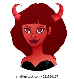 Halloween woman avatar