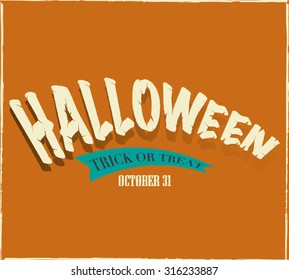 Halloween Word Background