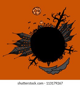 Halloween World. Holidays background. Halloween background. Holiday postcard. Halloween poster. Halloween postcard
