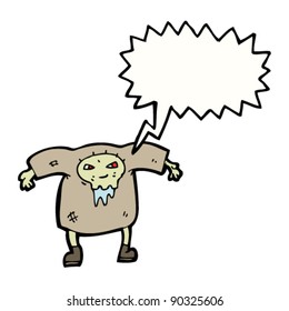 halloween zombie cartoon