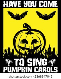 Halloween,pumpkin t shirt design template