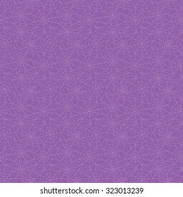 Halloween's seamless pattern. Spiderweb on purple background. Vector EPS10