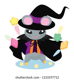 Halloween's Witch Mouse