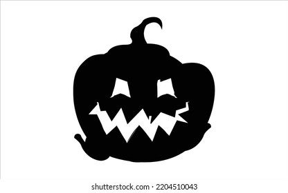  Halloweensilhouettes of Halloween on a white background. Vector illustration bird ,tree,rip