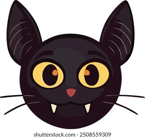 Emoji com tema de Halloween face vetor Ilustração