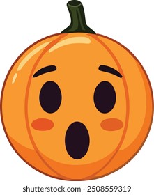 Emoji com tema de Halloween face vetor Ilustração