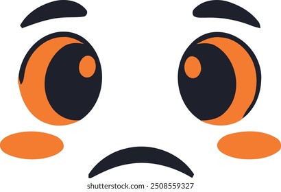 Emoji com tema de Halloween face vetor Ilustração