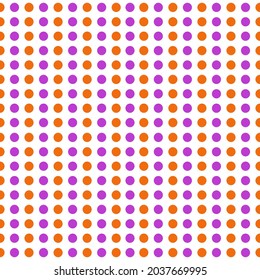 La polka temática de Halloween tiene un fondo de patrón ininterrumpido