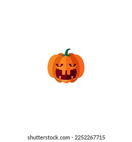 Un vector con temática de Halloween en forma de calabaza que se puede usar para una variedad de sus ilustraciones
