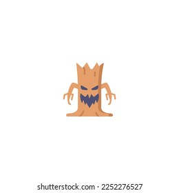 A Halloween-themed vector in the shape of a tree that can be used for a variety of your illustrations