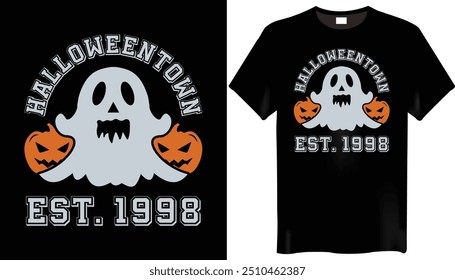 Halloweentown Est 1998 Halloween T Shirt Design for Halloween day.