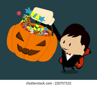 Halloween-vampire